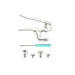 Kìm bấm khoen 12mm Bấm khoen lên giấy,da,bạt, vải Cần đục lỗ sẵn 4