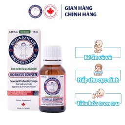 [CHÍNH HÃNG - DATE 2028] Men vi sinh 10 chủng Bioamicus Complete 10ml cho bé 4