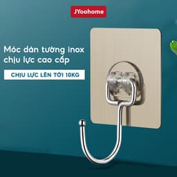 Móc dán tường siêu dính chịu lực inox 304, Móc dính tường treo đồ quần áo đồ dùng đa năng tiện ích 1