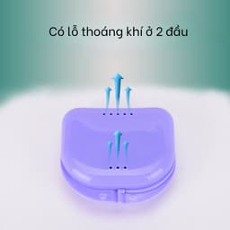 Hộp đựng khay niềng răng, hàm duy trì, chỉnh nha, máng nha khoa tiện lợi nhiều màu 8