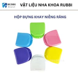 Hộp đựng khay niềng răng, hàm duy trì, chỉnh nha, máng nha khoa tiện lợi nhiều màu 1