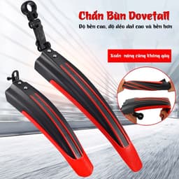Dè chắn bùn xe đạp thể thao sọc nhiều màu sắc, chắn bùn bánh to chất liệu bền bỉ - CB02 3