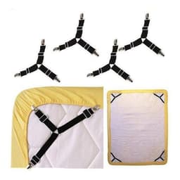 Kẹp ga trải giường chống xê dịch, set4c kẹp ga cố định và giữ phẳng drap ga phủ giường (Giao mầu ngẫu nhiên) 4