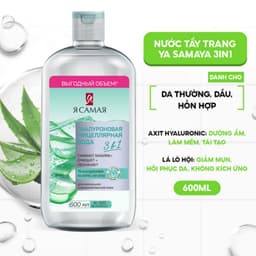 Nước Tẩy Trang 3in1 Làm Sạch Da YA SAMAYA Micellar Water (600ml) 6