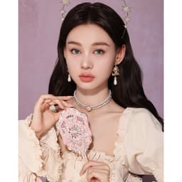 SẴN Gương cầm tay bộ sưu tập thiên thần Flower Knows Little Angel Series Flowerknows Hand Mirror siêu xinh flower knows 6