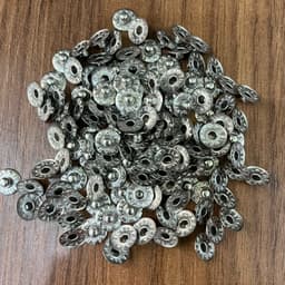 Nút đinh tán cố định túi quần jean (rivets for pocket) Nút núm lồi 9mm Bằng thau không gỉ Màu bạc Màu đồng Bịch 100 cái 2