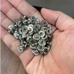 Nút đinh tán cố định túi quần jean (rivets for pocket) Nút núm lồi 9mm Bằng thau không gỉ Màu bạc Màu đồng Bịch 100 cái 3
