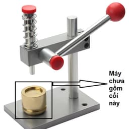 Máy đóng nút bọc vải (nút sofa , nút quần áo, nút rèm, nút túi xách) CHƯA GỒM BỘ CỐI (Mẫu màu trắng nhỏ gọn) 1