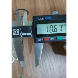 Long đền 10mm (Đệm lót mặt sau dành cho khoen ore bọc lỗ tròn, khuy mắt cáo) Bằng thau không gỉ Màu bạc Bịch 100 cái 2