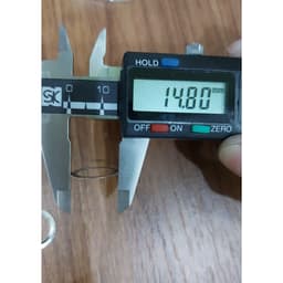 Long đền 10mm (Đệm lót mặt sau dành cho khoen ore bọc lỗ tròn, khuy mắt cáo) Bằng thau không gỉ Màu bạc Bịch 100 cái 3