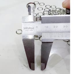 Long đền 6mm (Đệm lót mặt sau dành cho khoen ore bọc lỗ tròn, khuy mắt cáo) Bằng thau không gỉ Màu bạc Bịch 1000 cái 4