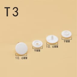 Nút bấm nhựa 4 chi tiết Nút áo mưa, nút áo sơ mi, nút bấm bìa hồ sơ Size T3 T5 T8 Bấm lên vải,bạt,simili,nhựa,giấy được 2