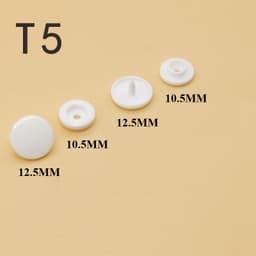 Nút bấm nhựa 4 chi tiết Nút áo mưa, nút áo sơ mi, nút bấm bìa hồ sơ Size T3 T5 T8 Bấm lên vải,bạt,simili,nhựa,giấy được 3