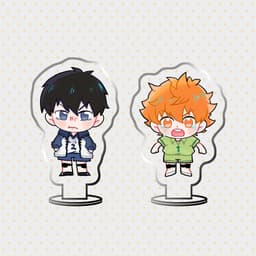 (mua 1 tặng 1) (3CM) Mô hình Standee HAIKYUU!! ver BABY TỨC GIẬN Vua Bóng Chuyền mini chibi mica acrylic anime trang trí 1