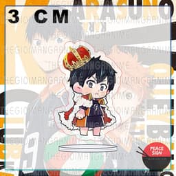(mua 1 tặng 1) (3CM) Mô hình Standee HAIKYUU!! ver HOÀNG GIA Vua Bóng Chuyền mini chibi mica acrylic anime trang trí 4