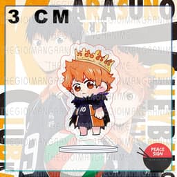 (mua 1 tặng 1) (3CM) Mô hình Standee HAIKYUU!! ver HOÀNG GIA Vua Bóng Chuyền mini chibi mica acrylic anime trang trí 3