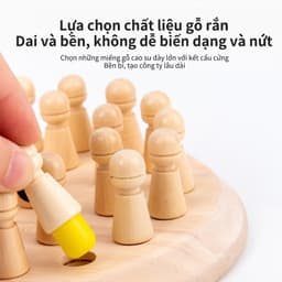 Cờ Luyện Trí Nhớ - Cờ Nhớ Màu Luyện Trí Tuệ Tư Duy Cho Bé Đồ Chơi Trò Chơi Tương Tác Của Cha Mẹ 3