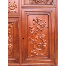 tủ thờ bàn thờ gỗ gõ kích thước 97cm*197cm, sâu 81cm 9