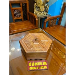 Khay gỗ đựng bánh kẹo đón Tết 2