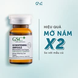 Tế bào gốc trắng sáng hàn quốc GSC GV Whitening X hỗ trợ giảm thâm nám tàn nhang 8ml 5