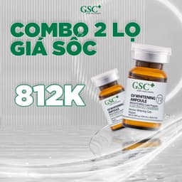 Tế bào gốc trắng sáng hàn quốc GSC GV Whitening X hỗ trợ giảm thâm nám tàn nhang 8ml 7