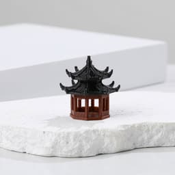 Mô hình tiểu cảnh nhà kiểu cổ trang cao 3,5cm-Trang trí terrarium,,tiểu cảnh,hồ cá,bể cá,hồ bán cạn 4