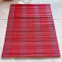 Mành tăm nhiều màu làm khăn trải bàn, để dao dĩa, làm phụ kiện trang trí, bối cảnh chụp ảnh 8