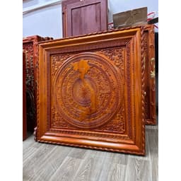 Tranh Trống Gỗ Hương Nam Phi Vuông 81cm 4