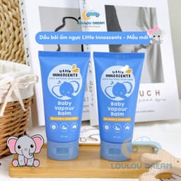 Dầu bôi ấm ngực chống cảm Little Innoscents Organic cho bé từ 0M+ 2