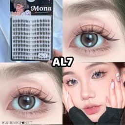 Lông mi chùm giả Mona Natural Lightness Soft tách sợi, tự nhiên mềm nhẹ dễ sử dụng 8