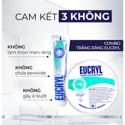 Kem Đánh Răng Bạc Hà Tẩy Trắng Eucryl Toothpaste 62g 4