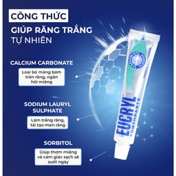 Kem Đánh Răng Bạc Hà Tẩy Trắng Eucryl Toothpaste 62g 3