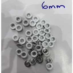 Khoen ore 6mm Khuy bấm giày xỏ lỗ dây dù giày thể thao Bằng Nhôm bọc sơn Nhiều màu Túi 100 cái Có long đền 2