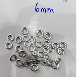 Khoen mắt cáo nhôm Size 4mm,5mm,6mm,8mm,10mm,12mm,14mm,17mm Bịch 100 cái Đóng giày bata, đóng bạt 1
