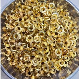 Khoen mắt cáo ore 8mm Sắt xi màu Vàng màu Bạc (Túi 400 khoen + 400 long đền) 2