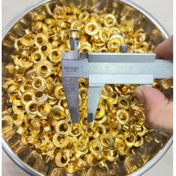 Khoen mắt cáo ore 8mm Sắt xi màu Vàng màu Bạc (Túi 400 khoen + 400 long đền) 1