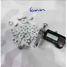 Khoen ore 6mm Khuy bấm giày xỏ lỗ dây dù giày thể thao Bằng Nhôm bọc sơn Nhiều màu Túi 100 cái Có long đền 4