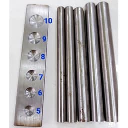 Cây đóng nút đinh tán Rivet size 6mm, 9mm Bằng thép trắng 1