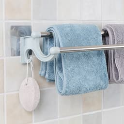 Thanh Đôi Dán Tường Treo Khăn Nhà Tắm Có Móc. LMS 5