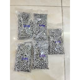 [SỈ] Khoen mắt cáo Ore Khuy luồn quần áo,sáp thơm,túi ví,đồ da Thau không gỉ Màu BẠC Màu VÀNG Bịch 1000 cái Có long đền 2