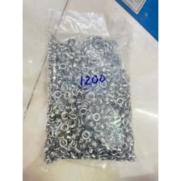 [SỈ] Khoen mắt cáo Ore Khuy luồn quần áo,sáp thơm,túi ví,đồ da Thau không gỉ Màu BẠC Màu VÀNG Bịch 1000 cái Có long đền 3