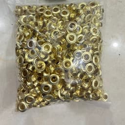 [SỈ] Khoen mắt cáo Ore Khuy luồn quần áo,sáp thơm,túi ví,đồ da Thau không gỉ Màu BẠC Màu VÀNG Bịch 1000 cái Có long đền 8