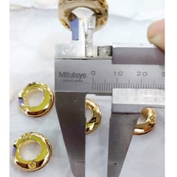 Khoen tròn Ore xoay vặn ốc vặn vít Size lọt lòng 1.5cm (15mm) Bằng inox sáng bóng - Phụ kiện túi xách cao cấp 3