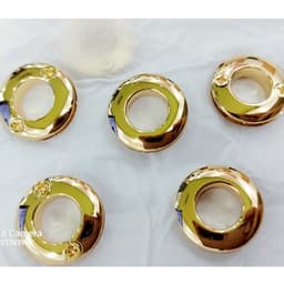Khoen tròn Ore xoay vặn ốc vặn vít Size lọt lòng 1.5cm (15mm) Bằng inox sáng bóng - Phụ kiện túi xách cao cấp 1