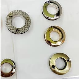Khoen tròn Ore xoay vặn ốc vặn vít Size lọt lòng 1cm (10mm) 1.3cm (13mm) Bằng inox sáng bóng - Phụ kiện túi xách cao cấp 3