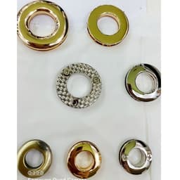 Khoen tròn Ore xoay vặn ốc vặn vít Size lọt lòng 1cm (10mm) 1.3cm (13mm) Bằng inox sáng bóng - Phụ kiện túi xách cao cấp 2