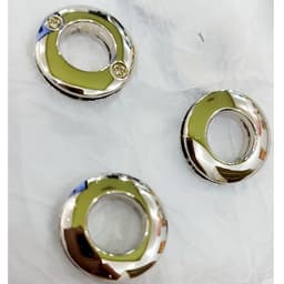 Khoen tròn Ore xoay vặn ốc vặn vít Size lọt lòng 1cm (10mm) 1.3cm (13mm) Bằng inox sáng bóng - Phụ kiện túi xách cao cấp 1