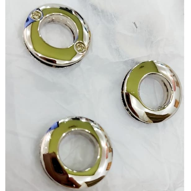 Khoen tròn Ore xoay vặn ốc vặn vít Size lọt lòng 1cm (10mm) 1.3cm (13mm) Bằng inox sáng bóng - Phụ kiện túi xách cao cấp