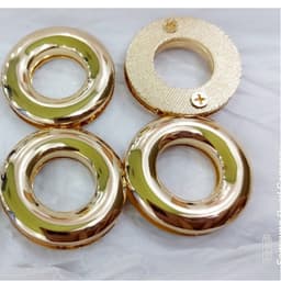 Khoen tròn Ore xoay vặn ốc vặn vít Size lọt lòng 1.7cm (17mm) Bằng inox sáng bóng - Phụ kiện túi xách cao cấp (28k/1 bộ) 1
