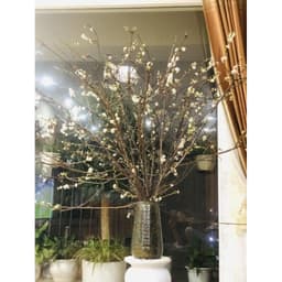 Lọ hoa mộc Bát Tràng, bình hoa decor, trang trí size  31cm, bình cắm cành tuyết mai, mơ mận, lọ cắm.hoa trắng 4